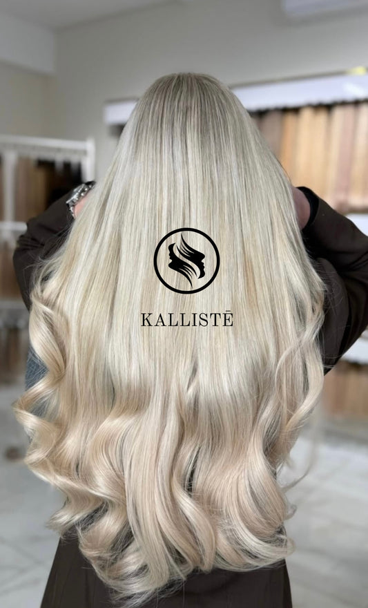 Invisible Inject Weft 18A/613 – Ash Blonde Highlight