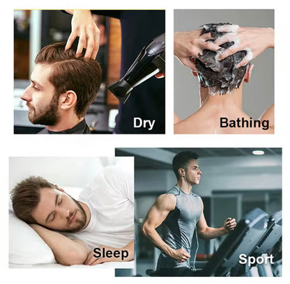 Mens Hair Topper- ultra-thin skin base