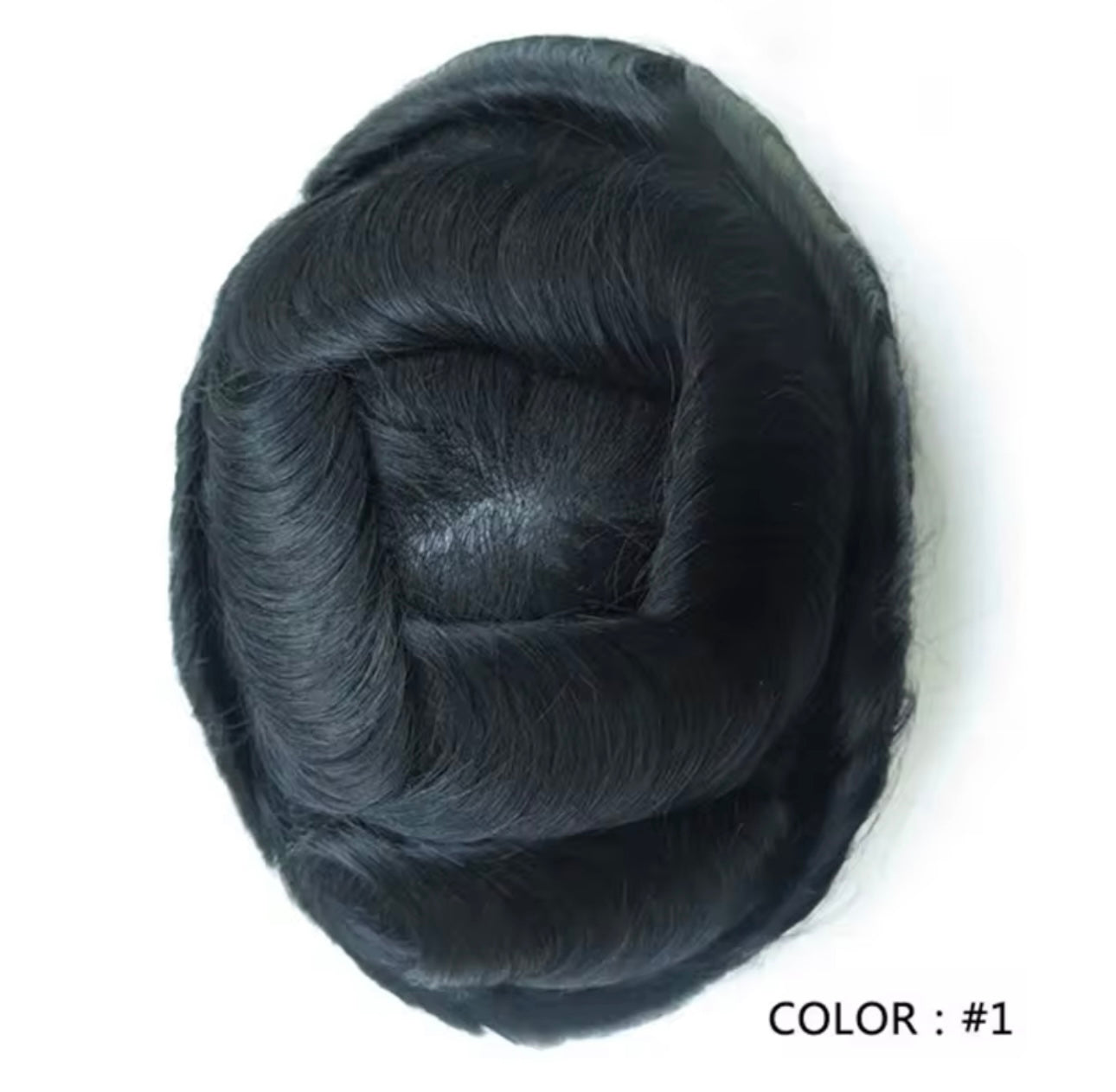 Mens Hair Topper- ultra-thin skin base