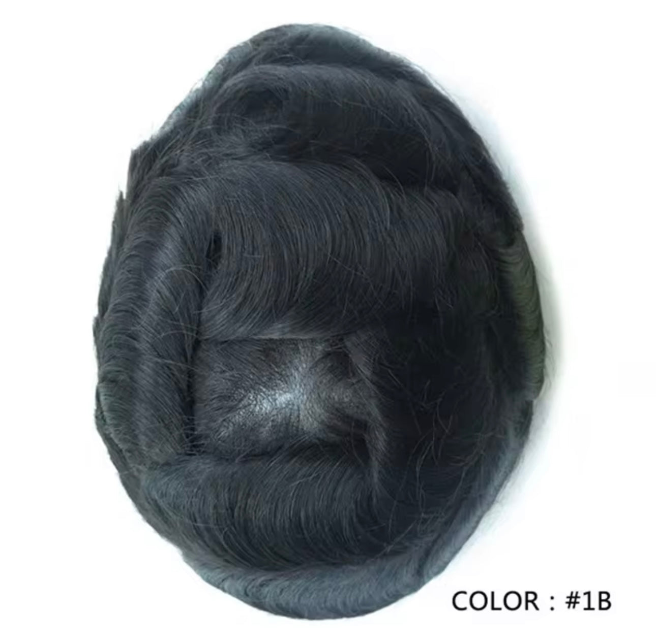 Mens Hair Topper- ultra-thin skin base