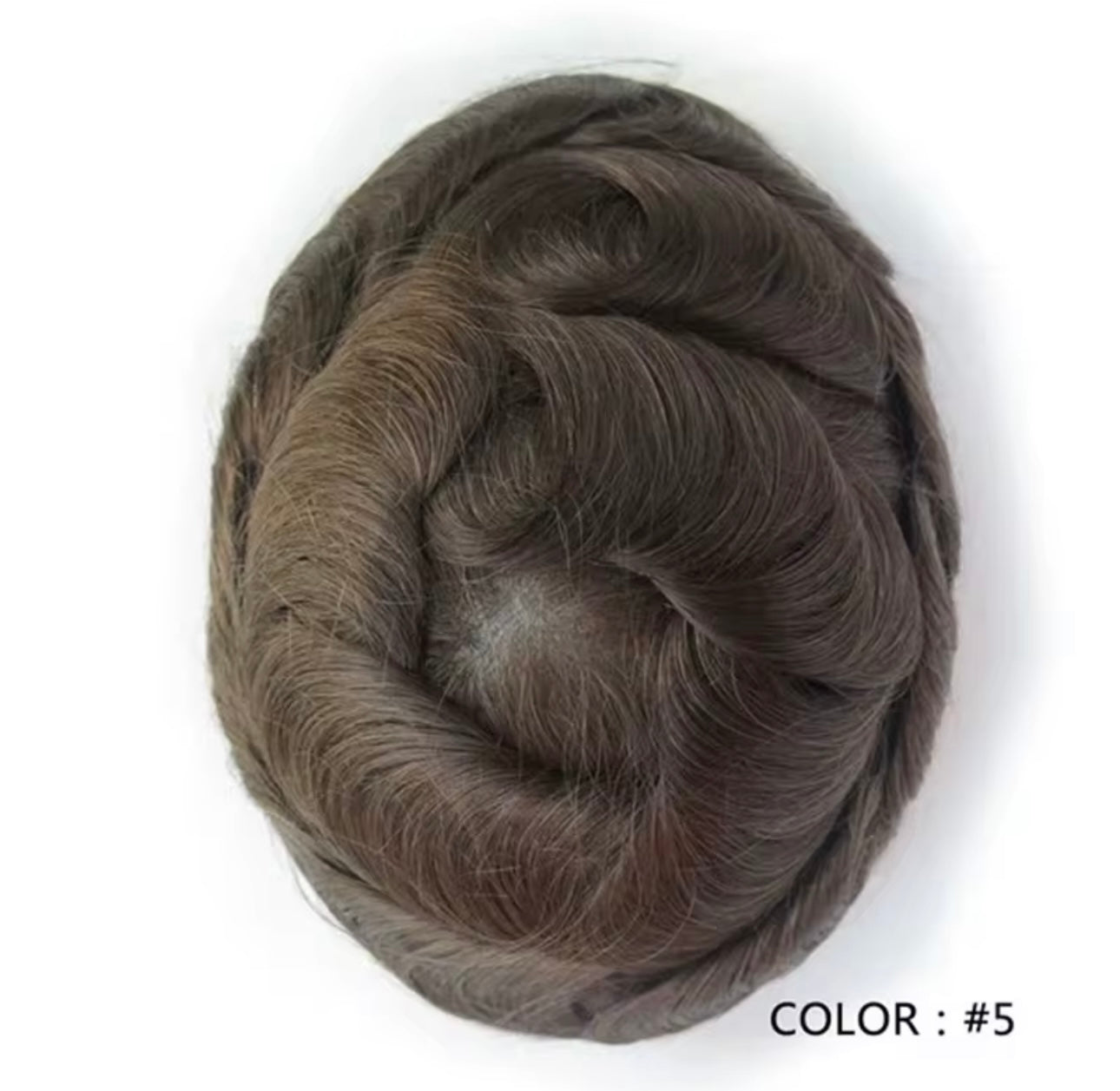 Mens Hair Topper- ultra-thin skin base