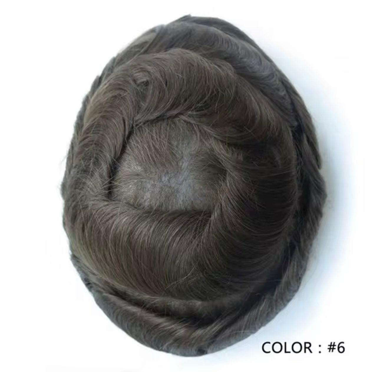 Mens Hair Topper- ultra-thin skin base