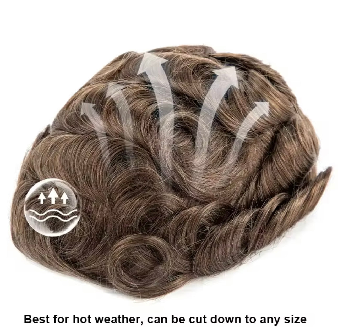 Mens Hair Topper - Swiss lace topper
