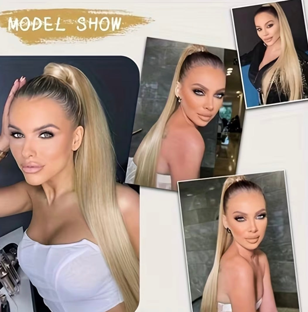 Ponytail Extensions  100% Human Hair