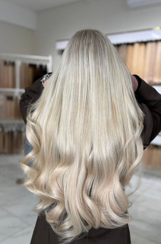 Invisible Inject Weft 18A/613 – Ash Blonde Highlight